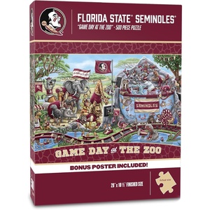 image:imageYouTheFan NCAA Texas Tech Red Raiders Game Day At The Zoo 500pc Puzzle 28 x 105Florida State Seminoles