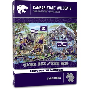 image:imageYouTheFan NCAA Texas Tech Red Raiders Game Day At The Zoo 500pc Puzzle 28 x 105Kansas State Wildcats
