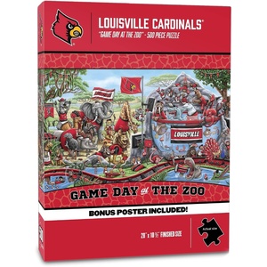 image:imageYouTheFan NCAA Texas Tech Red Raiders Game Day At The Zoo 500pc Puzzle 28 x 105Louisville Cardinals