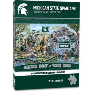 image:imageYouTheFan NCAA Texas Tech Red Raiders Game Day At The Zoo 500pc Puzzle 28 x 105Michigan State Spartans