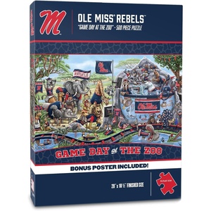 image:imageYouTheFan NCAA Texas Tech Red Raiders Game Day At The Zoo 500pc Puzzle 28 x 105Mississippi Rebels