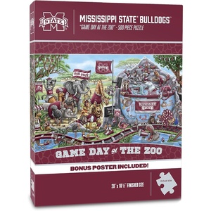 image:imageYouTheFan NCAA Texas Tech Red Raiders Game Day At The Zoo 500pc Puzzle 28 x 105Mississippi State Bulldogs