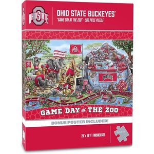 image:imageYouTheFan NCAA Texas Tech Red Raiders Game Day At The Zoo 500pc Puzzle 28 x 105Ohio State Buckeyes