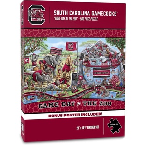 image:imageYouTheFan NCAA Texas Tech Red Raiders Game Day At The Zoo 500pc Puzzle 28 x 105South Carolina Gamecocks