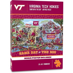 image:imageYouTheFan NCAA Texas Tech Red Raiders Game Day At The Zoo 500pc Puzzle 28 x 105Virginia Tech Hokies