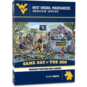 image:imageYouTheFan NCAA Texas Tech Red Raiders Game Day At The Zoo 500pc Puzzle 28 x 105West Virginia Mountaineers