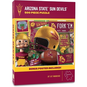 image:imageYouTheFan NCAA Texas Tech Retro Series 500pc Puzzle 15 x 20Arizona State Sun Devils