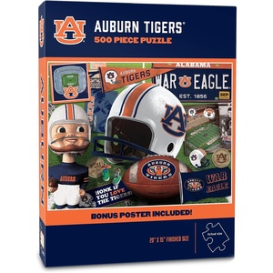 image:imageYouTheFan NCAA Texas Tech Retro Series 500pc Puzzle 15 x 20Auburn Tigers