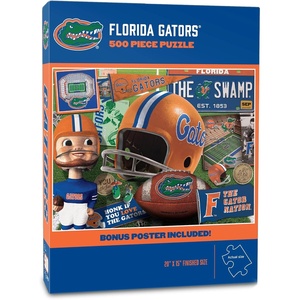 image:imageYouTheFan NCAA Texas Tech Retro Series 500pc Puzzle 15 x 20Florida Gators