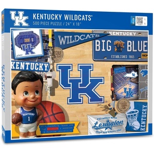 image:imageYouTheFan NCAA Texas Tech Retro Series 500pc Puzzle 15 x 20Kentucky Wildcats