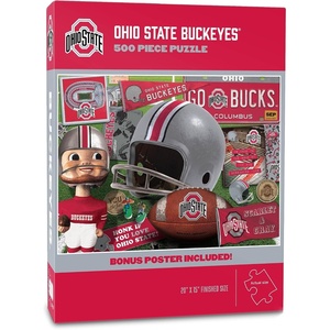 image:imageYouTheFan NCAA Texas Tech Retro Series 500pc Puzzle 15 x 20Ohio State Buckeyes