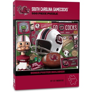 image:imageYouTheFan NCAA Texas Tech Retro Series 500pc Puzzle 15 x 20South Carolina Gamecocks
