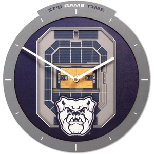 image:imageYouTheFan NCAA West Virginia Mountaineers 3D StadiumView ClockButler Bulldogs