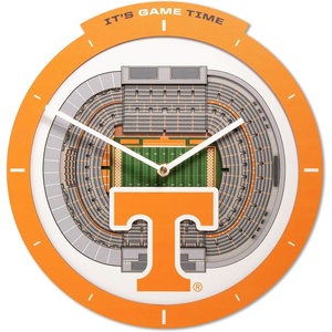 image:imageYouTheFan NCAA West Virginia Mountaineers 3D StadiumView ClockTennessee Volunteers