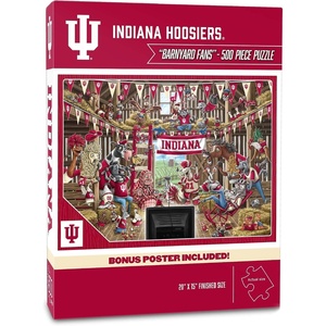 image:imageYouTheFan NCAA Wichita State Shockers Barnyard Fans 500pc Puzzle 15 x 20Indiana Hoosiers