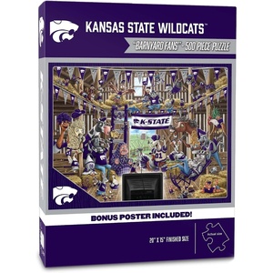 image:imageYouTheFan NCAA Wichita State Shockers Barnyard Fans 500pc Puzzle 15 x 20Kansas State Wildcats