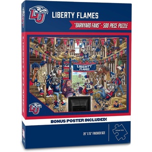 image:imageYouTheFan NCAA Wichita State Shockers Barnyard Fans 500pc Puzzle 15 x 20Liberty Flames