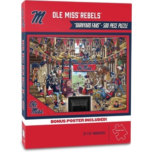 image:imageYouTheFan NCAA Wichita State Shockers Barnyard Fans 500pc Puzzle 15 x 20Mississippi Rebels