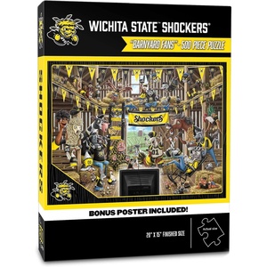 image:imageYouTheFan NCAA Wichita State Shockers Barnyard Fans 500pc Puzzle 15 x 20Wichita State Shockers