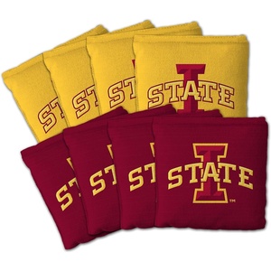 image:imageYouTheFan OfficiallyLicensed NCAA Set of 8 Cornhole Bags  All Weather Dual Sided Slide amp Stop  Regulation Size with Carry caseIowa State Cyclones