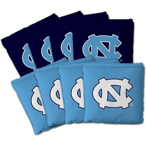 image:imageYouTheFan OfficiallyLicensed NCAA Set of 8 Cornhole Bags  All Weather Dual Sided Slide amp Stop  Regulation Size with Carry caseNorth Carolina Tar Heels