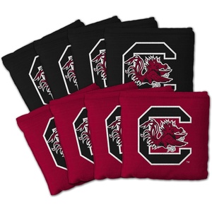 image:imageYouTheFan OfficiallyLicensed NCAA Set of 8 Cornhole Bags  All Weather Dual Sided Slide amp Stop  Regulation Size with Carry caseSouth Carolina Gamecocks