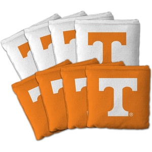 image:imageYouTheFan OfficiallyLicensed NCAA Set of 8 Cornhole Bags  All Weather Dual Sided Slide amp Stop  Regulation Size with Carry caseTennessee Volunteers