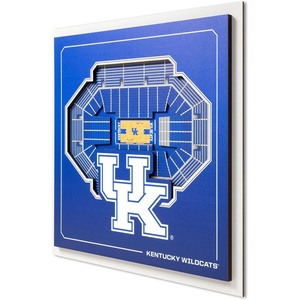 image:imageYouTheFan Officiallylicensed NCAA Stadium Series 3D Wall Art  multilayer team stadium replica detailed sports fan gift indoor decorKentucky Wildcats