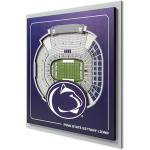 image:imageYouTheFan Officiallylicensed NCAA Stadium Series 3D Wall Art  multilayer team stadium replica detailed sports fan gift indoor decorPenn State Nittany Lions