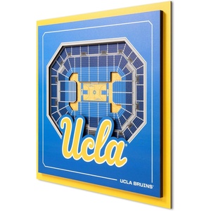 image:imageYouTheFan Officiallylicensed NCAA Stadium Series 3D Wall Art  multilayer team stadium replica detailed sports fan gift indoor decorUCLA Bruins