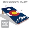 image:imageYouTheFan 2 x 4 Professional Wood Cornhole GameTeam Colors