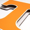 image:imageYouTheFan NCAA 3D DieCut Wall Art precisioncrafted and lasercut in the exact shape of your teams logo multiple layers create striking depth readytohang and officially licensedTennessee Volunteers