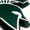 image:imageYouTheFan NCAA 3D DieCut Wall Art precisioncrafted and lasercut in the exact shape of your teams logo multiple layers create striking depth readytohang and officially licensedMichigan State Spartans