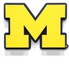 image:imageYouTheFan NCAA 3D DieCut Wall Art precisioncrafted and lasercut in the exact shape of your teams logo multiple layers create striking depth readytohang and officially licensedMichigan Wolverines