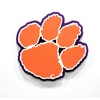 image:imageYouTheFan NCAA 3D DieCut Wall Art precisioncrafted and lasercut in the exact shape of your teams logo multiple layers create striking depth readytohang and officially licensedClemson Tigers