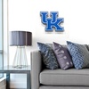 image:imageYouTheFan NCAA 3D DieCut Wall Art precisioncrafted and lasercut in the exact shape of your teams logo multiple layers create striking depth readytohang and officially licensedKentucky Wildcats
