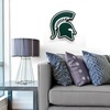 image:imageYouTheFan NCAA 3D DieCut Wall Art precisioncrafted and lasercut in the exact shape of your teams logo multiple layers create striking depth readytohang and officially licensedMichigan State Spartans