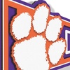 image:imageYouTheFan NCAA 3D Wall Pennant precisioncrafted unique shape made of multiple layers readytohang officially licensed and stylish addition for ultimate team fanClemson Tigers