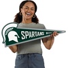 image:imageYouTheFan NCAA 3D Wall Pennant precisioncrafted unique shape made of multiple layers readytohang officially licensed and stylish addition for ultimate team fanMichigan State Spartans