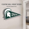 image:imageYouTheFan NCAA 3D Wall Pennant precisioncrafted unique shape made of multiple layers readytohang officially licensed and stylish addition for ultimate team fanMichigan State Spartans