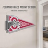 image:imageYouTheFan NCAA 3D Wall Pennant precisioncrafted unique shape made of multiple layers readytohang officially licensed and stylish addition for ultimate team fanOhio State Buckeyes