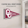 image:imageYouTheFan NCAA 3D Wall Pennant precisioncrafted unique shape made of multiple layers readytohang officially licensed and stylish addition for ultimate team fanOklahoma Sooners