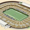 image:imageYouTheFan NCAA 5Layer StadiumView Wall ArtNotre Dame Fighting Irish