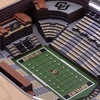image:imageYouTheFan NCAA Colorado Buffaloes 25Layer StadiumViews Lighted End Table  Folsom Field