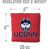 image:imageYouTheFan NCAA Connecticut Huskies Set of 4 Cornhole Bags  All Weather Regulation 6 x 6 Size  16oz Weight  Designed in USA