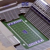 image:imageYouTheFan NCAA Kansas State Wildcats 25Layer StadiumViews Lighted End Table  Bill Snyder Family Stadium