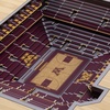 image:imageYouTheFan NCAA Minnesota Golden Gophers 25Layer StadiumViews Lighted End Table  Huntington Bank Stadium