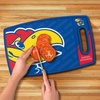 image:imageYouTheFan NCAA Officiallylicensed Logo Series Cutting Board  reversible design for double the cutting surface  gentle on knives team message on both front and backKansas Jayhawks