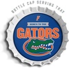 image:imageYouTheFan OfficiallyLicensed NCAA Bottlecap Serving Tray  13 x 13  Bottle Cap Shaped Tray  100 Melamine Dishwasher Safe BPA Free  Great Fan GiftFlorida Gators
