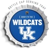 image:imageYouTheFan OfficiallyLicensed NCAA Bottlecap Serving Tray  13 x 13  Bottle Cap Shaped Tray  100 Melamine Dishwasher Safe BPA Free  Great Fan GiftKentucky Wildcats